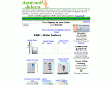 Tablet Screenshot of aardvarkjuicers.com